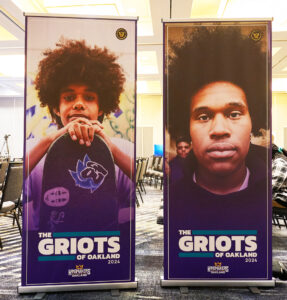 Giots of Oakland AR pull up banners