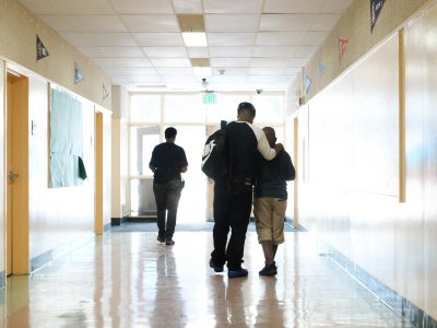 father-son-hallway-light